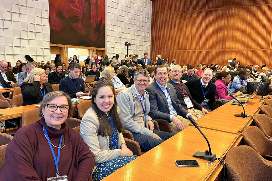 Group photo at UNESCO March 2024